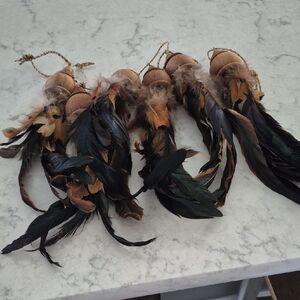 Bohemian Feather Tassel Decor Can Be Used As Chrismas Ornaments On Your Tree